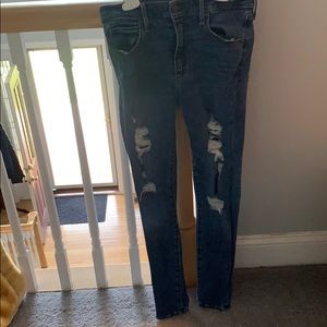 Abercrombie & Fitch ripped jeans